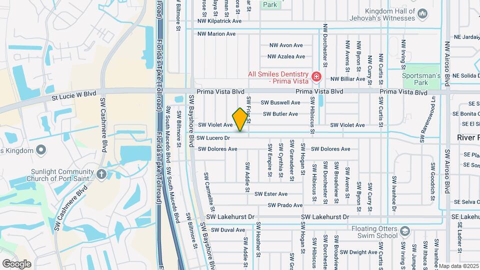 613 SW Lucero Dr Map and Location Details