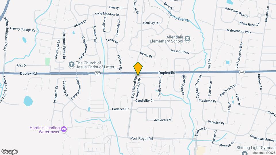 2939 Hearthside Dr Map and Location Details