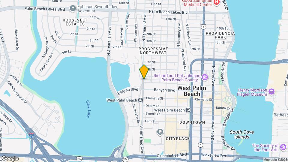 302 N Tamarind Ave Mapa y Detalles de la Ubicación