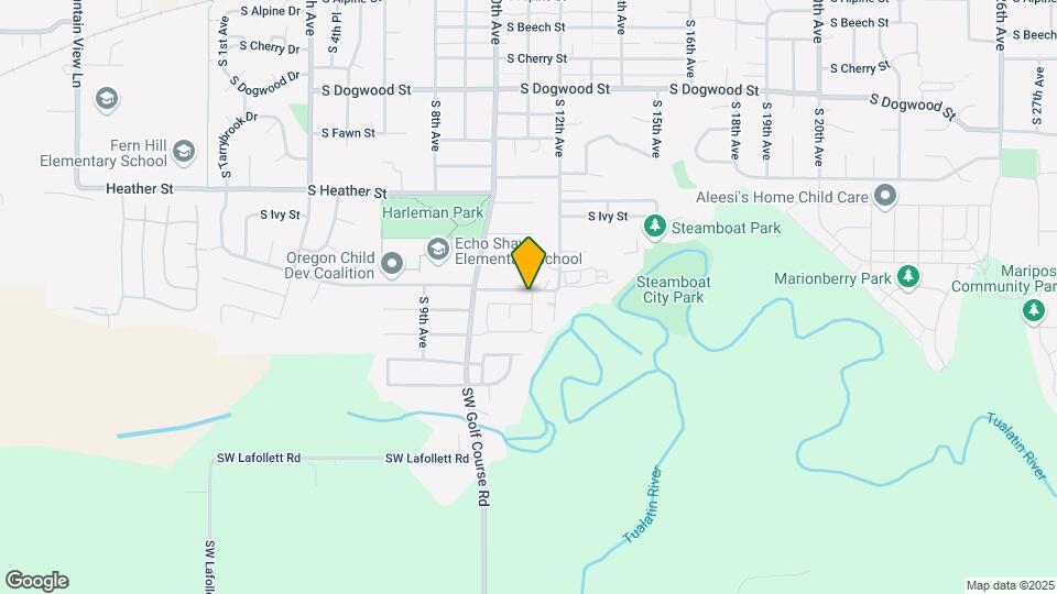 1154 S Magnolia St Map and Location Details