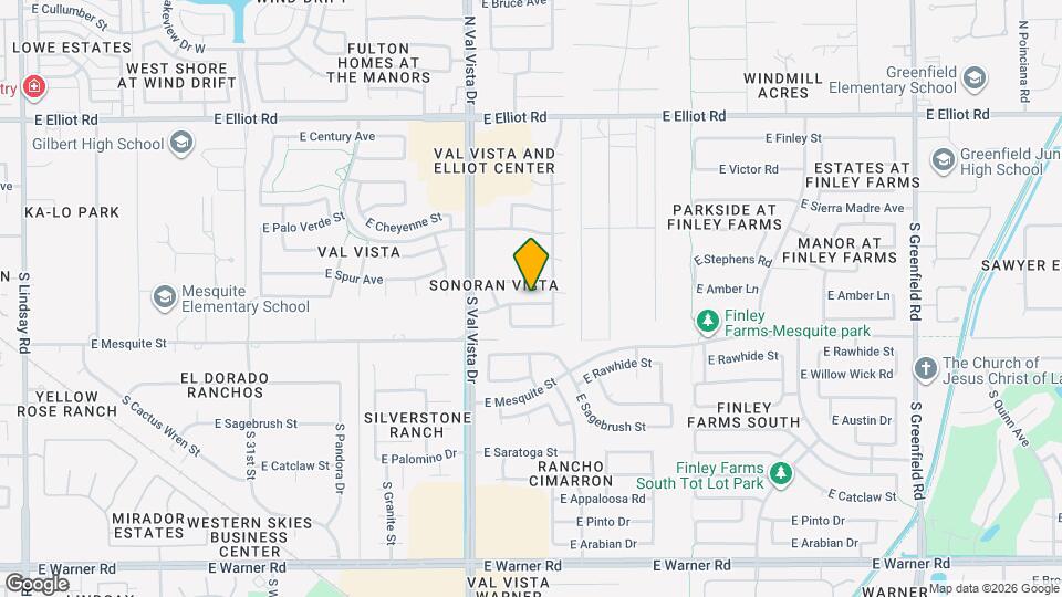 1710 E Palo Blanco Way Mapa y Detalles de la Ubicación