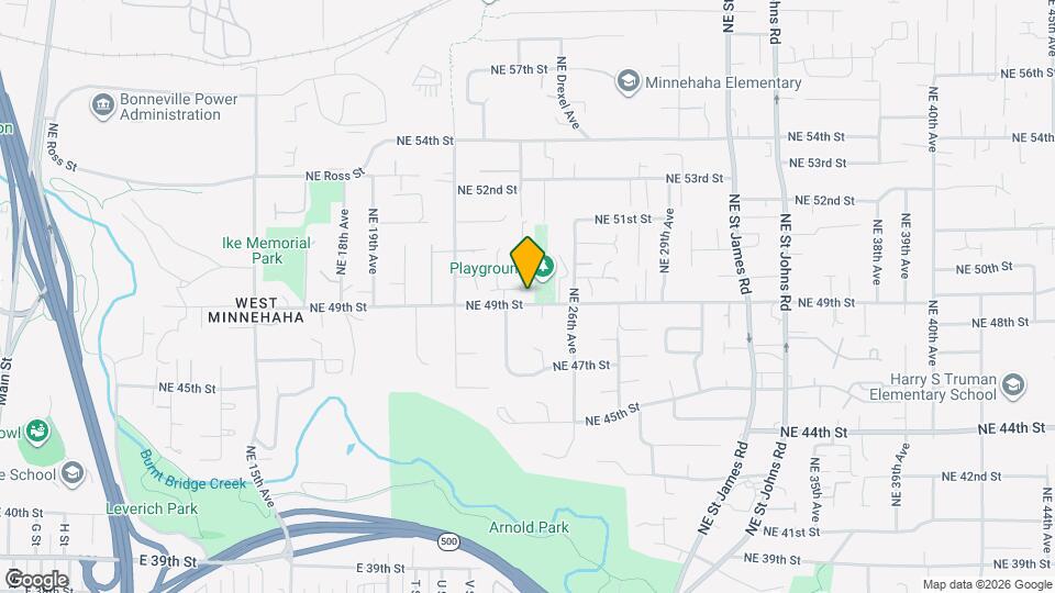 4917 NE 24th Ave Map and Location Details