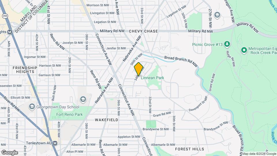 5105 34th St NW Map and Location Details