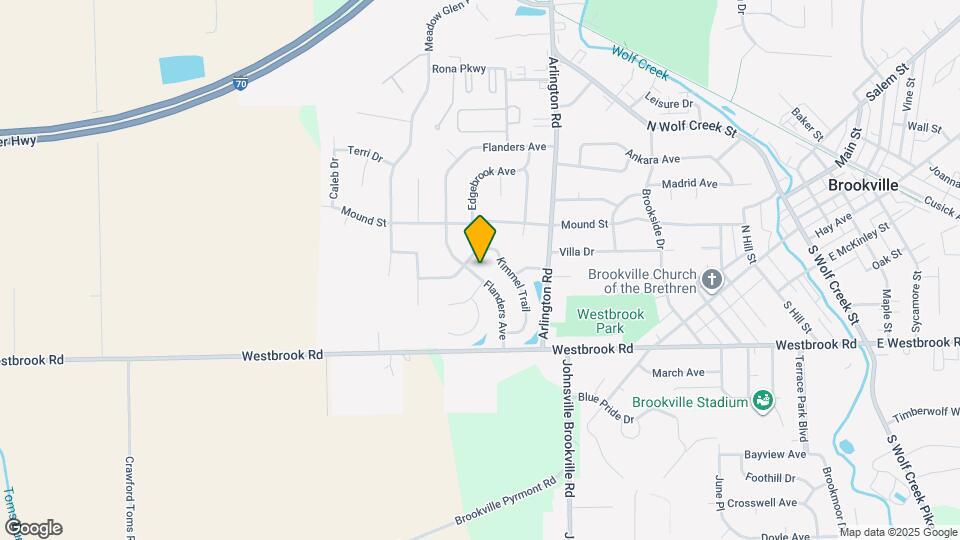 709 Flanders Ave Map and Location Details