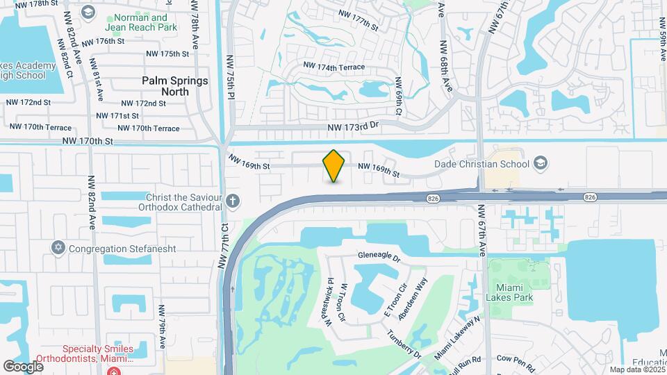 16700 NW 72nd Ct Map and Location Details