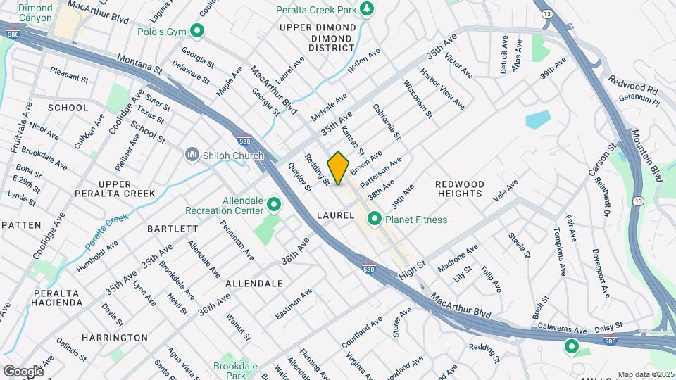 3810 Redding St Map and Location Details