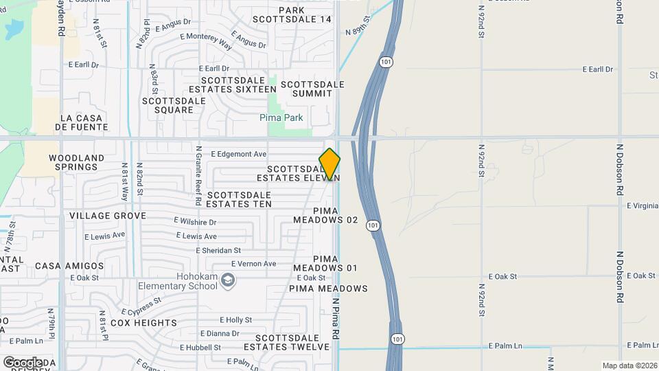 2638 N 87th Ter Map and Location Details