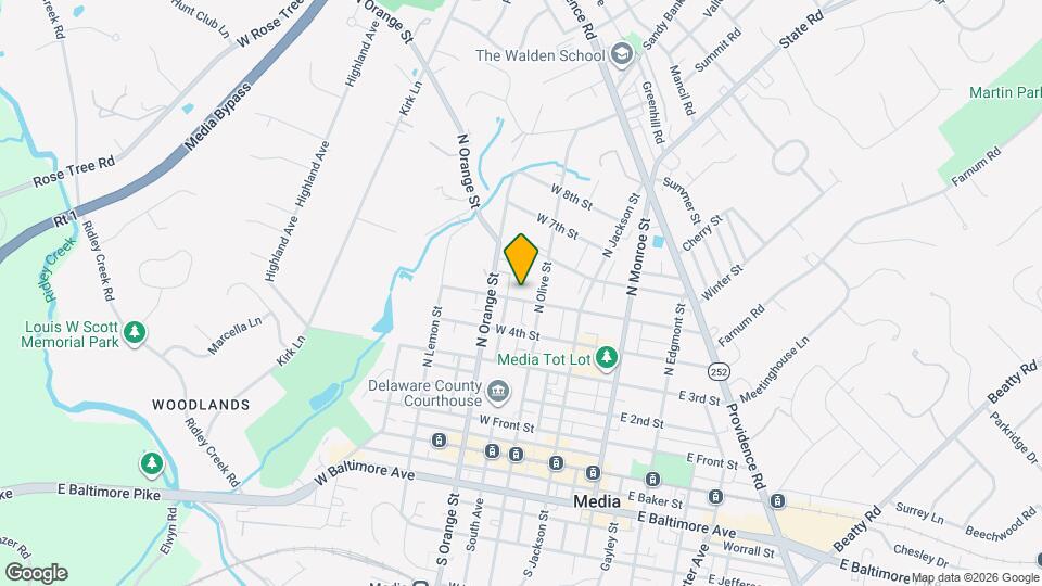 117 W 5th St Map and Location Details