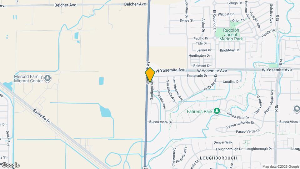 3577 Santiago Ave Map and Location Details