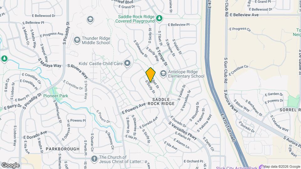 5484 S Sicily St Map and Location Details