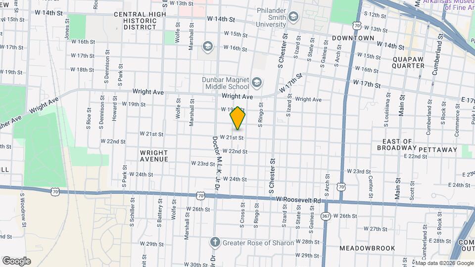 1212 W 21st St Mapa y Detalles de la Ubicación