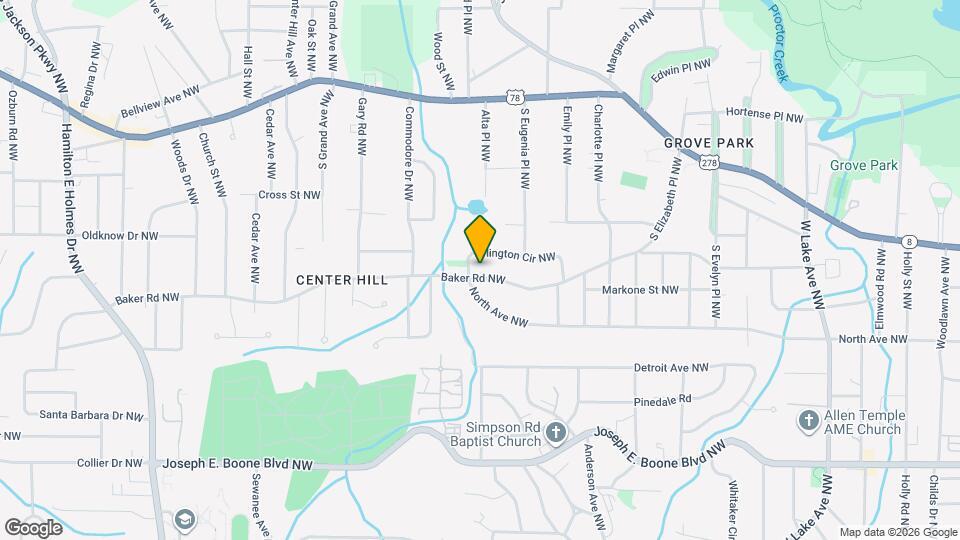 2085 Baker Rd NW Mapa y Detalles de la Ubicación