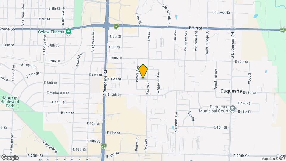 3216 E 12th St Map and Location Details
