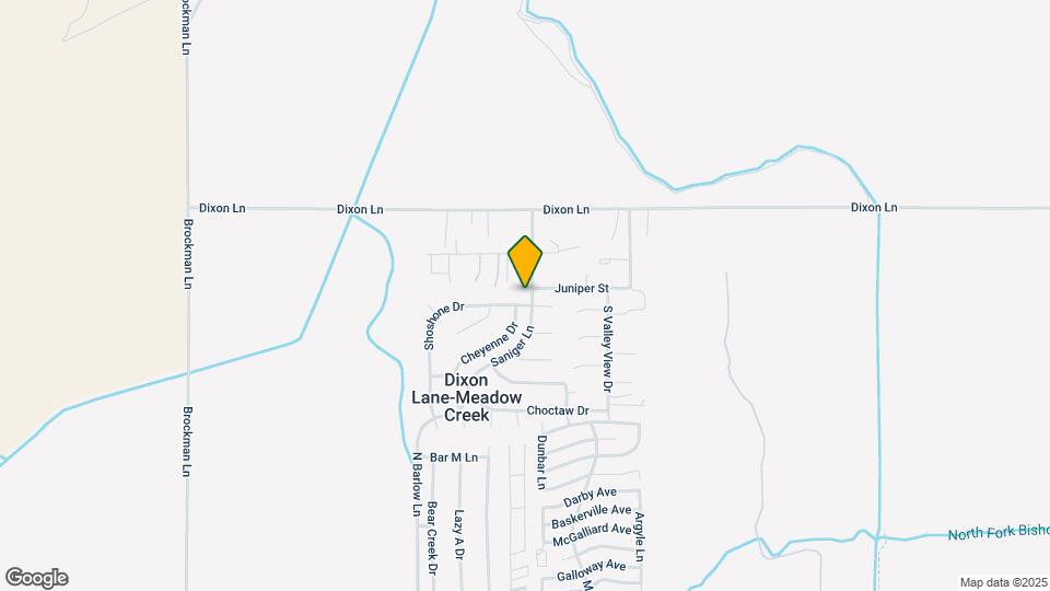 2299 Shoshone Dr Map and Location Details