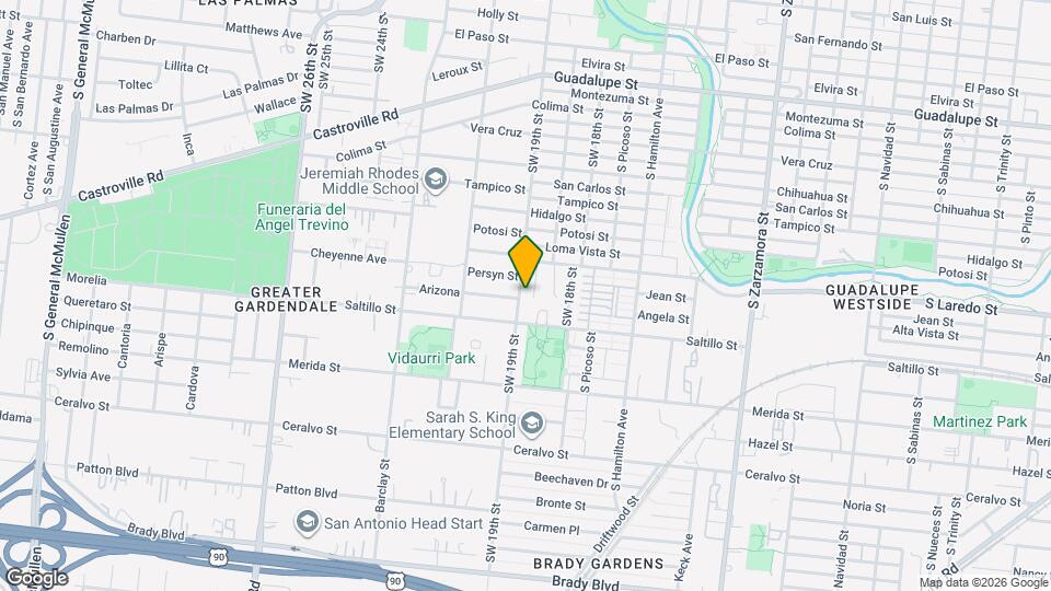 1530 SW 19th St Map and Location Details