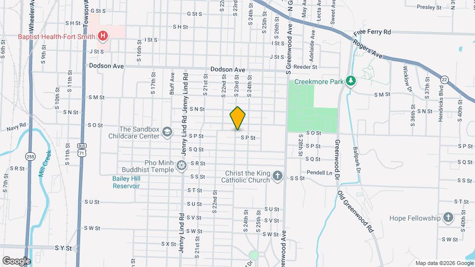 1617 S 23rd St Map and Location Details