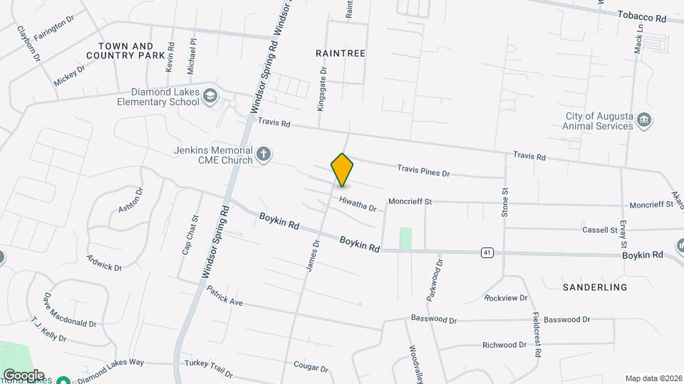 2317 Hiwatha Dr Map and Location Details