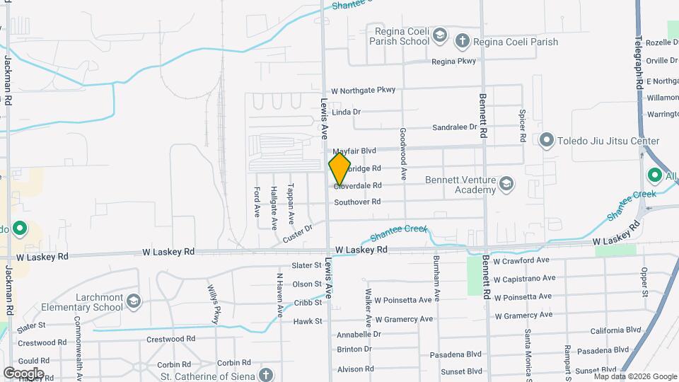 943 Cloverdale Rd Map and Location Details