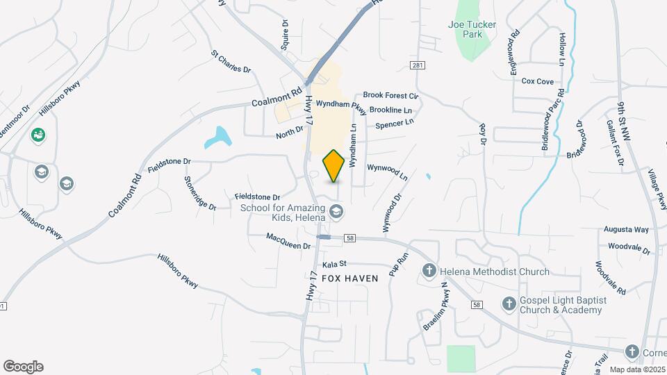 2011 Ashley Brook Way Map and Location Details