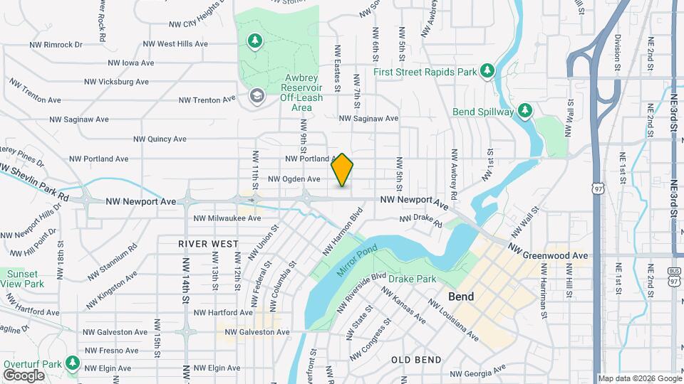728 NW Newport Ave Map and Location Details