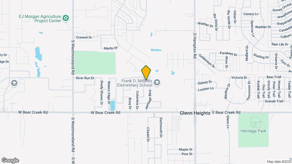 1504 Clemson Dr Map and Location Details