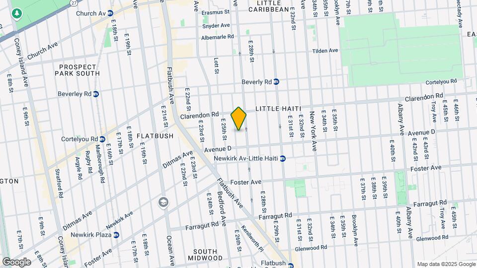 359 E 26th St Map and Location Details