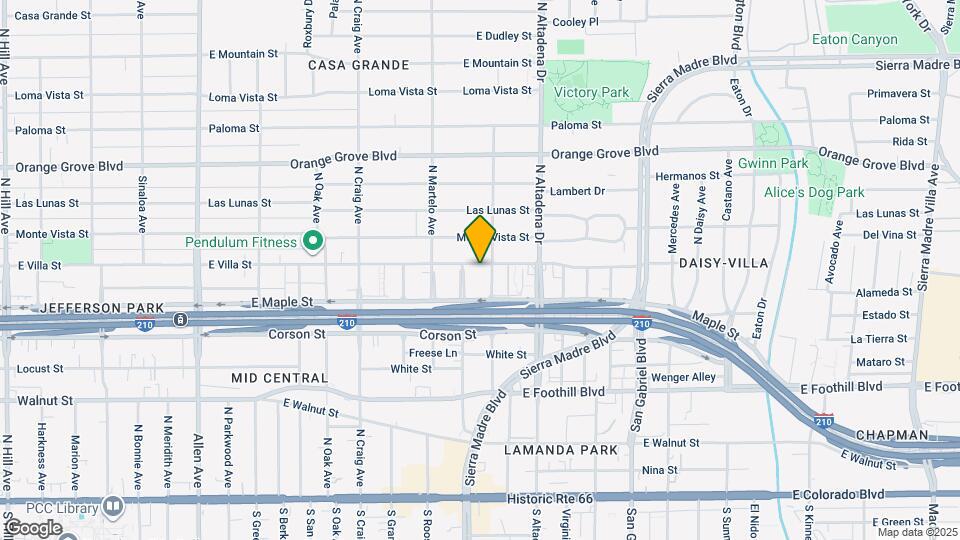 2390 Corson St Map and Location Details