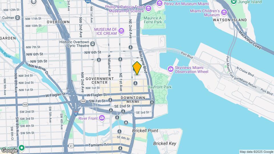 244 Biscayne Blvd, Unit 350 Map and Location Details