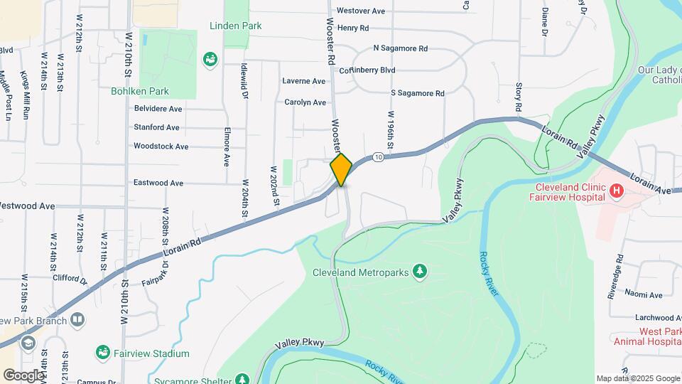 19925-19945 Lorain Rd Mapa y Detalles de la Ubicación