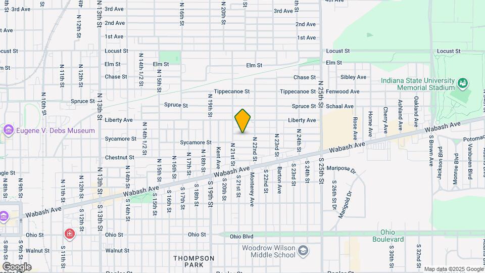 2125 Cleveland Ave Map and Location Details