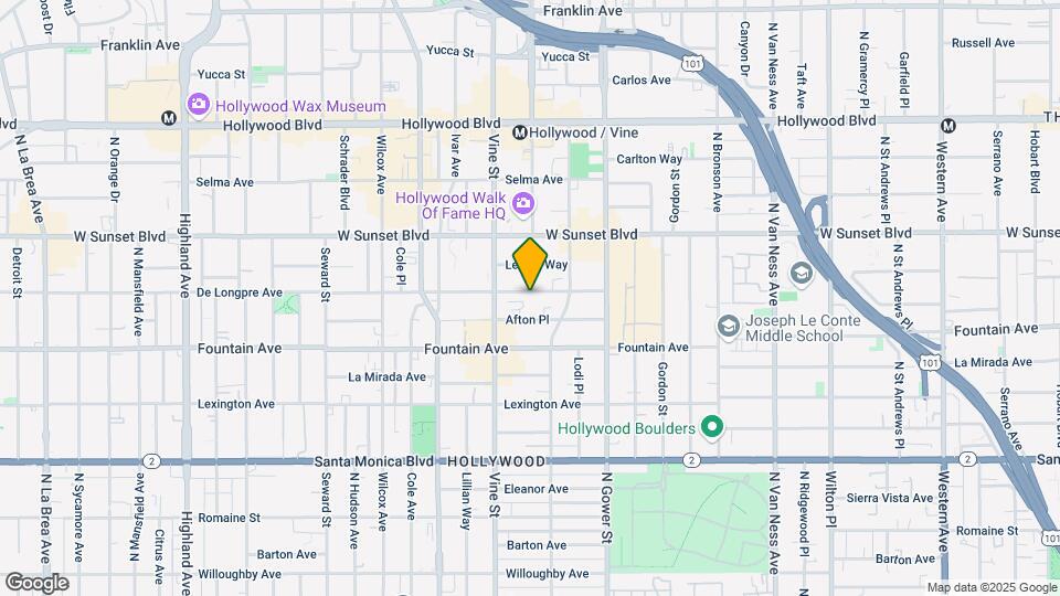 6244 De Longpre Ave Map and Location Details