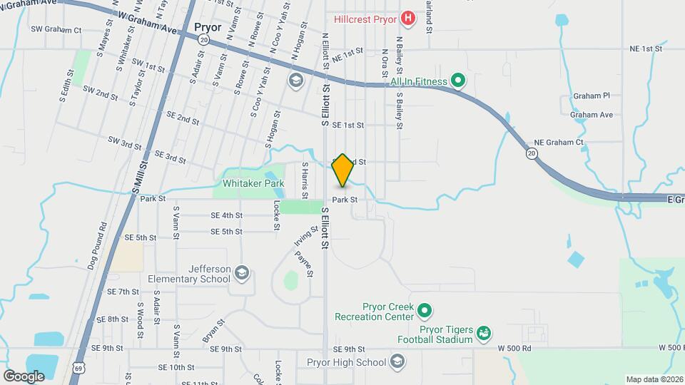 232 S Indianola St Map and Location Details