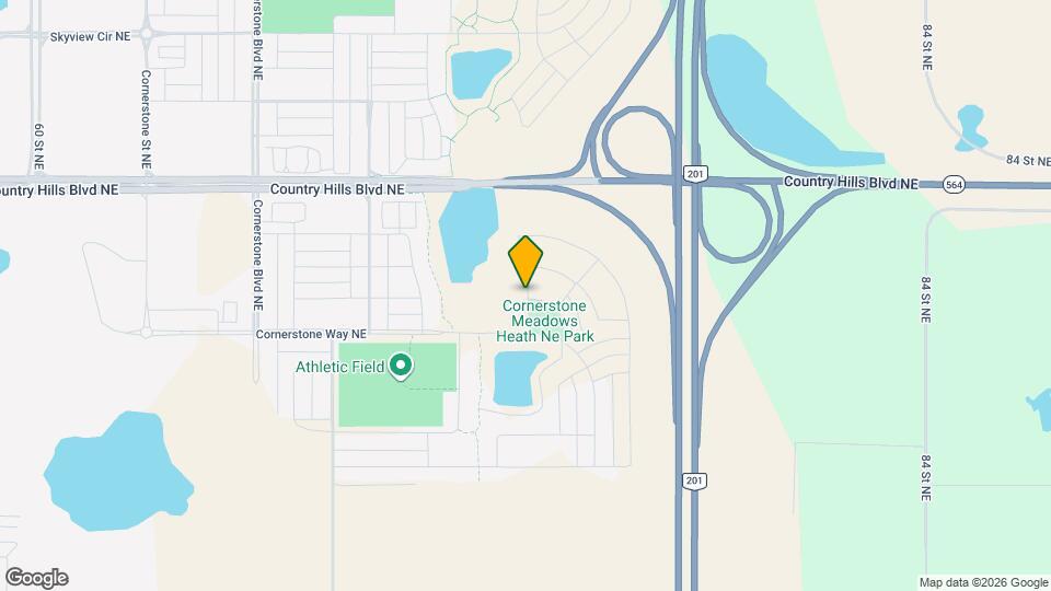 963 Corner Meadows Way NE Map and Location Details