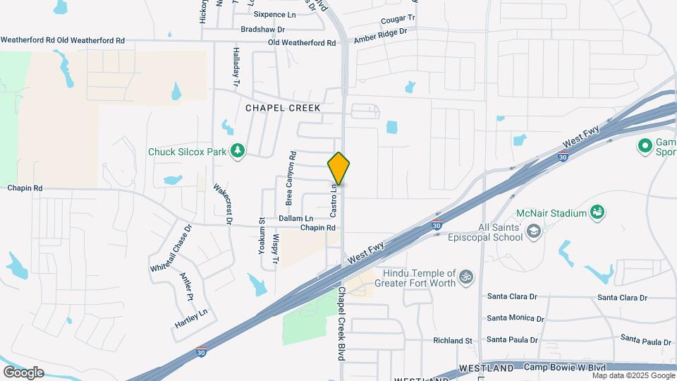 2717 Castro Ln Map and Location Details