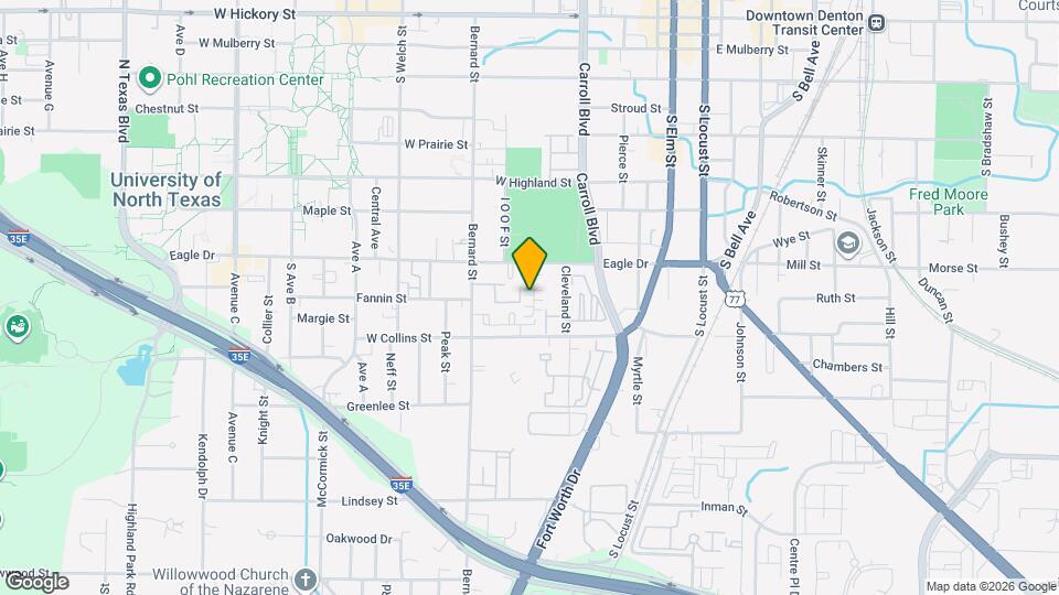 University View Denton (new) Map and Location Details