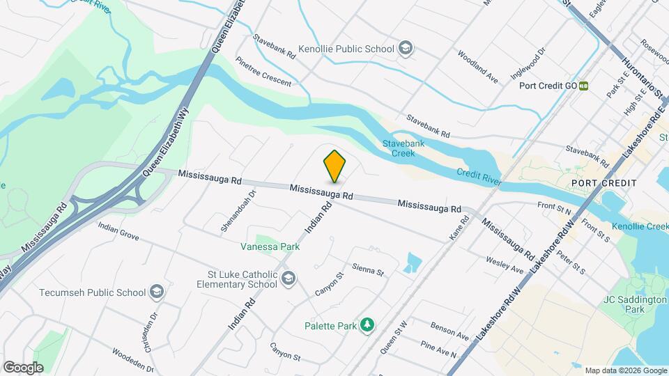 1335 Mississauga Rd Map and Location Details