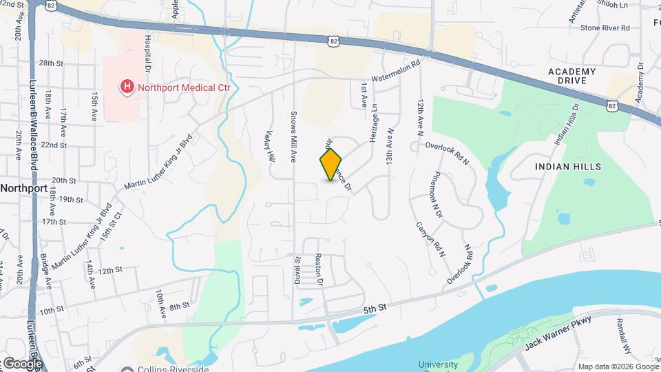 1011 Heritage Ln Map and Location Details