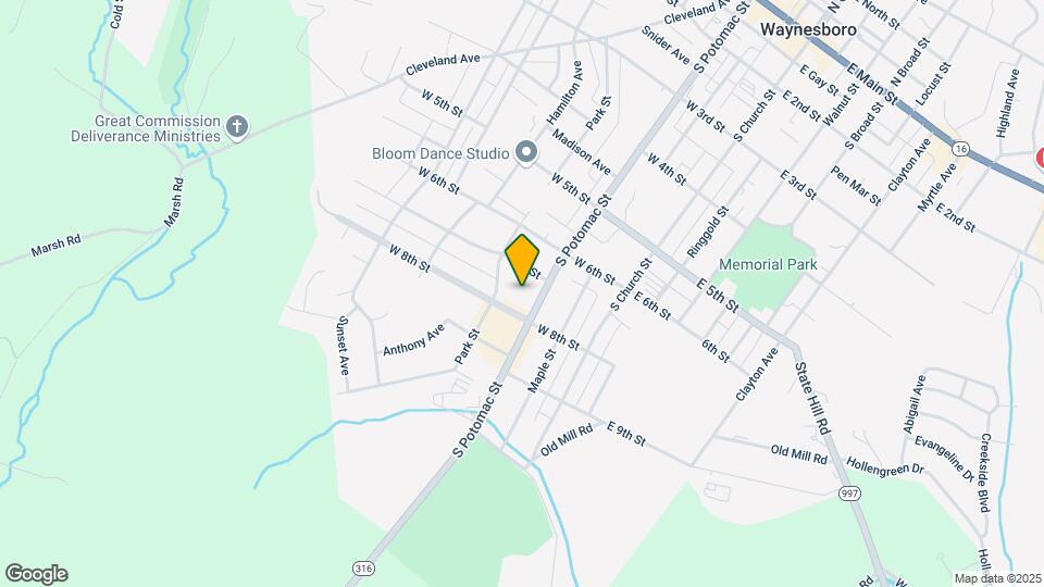 608 S Potomac St-Unit -608-A Map and Location Details
