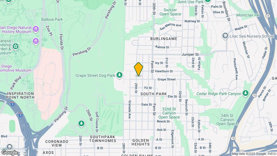 2910 Grape Street Map and Location Details