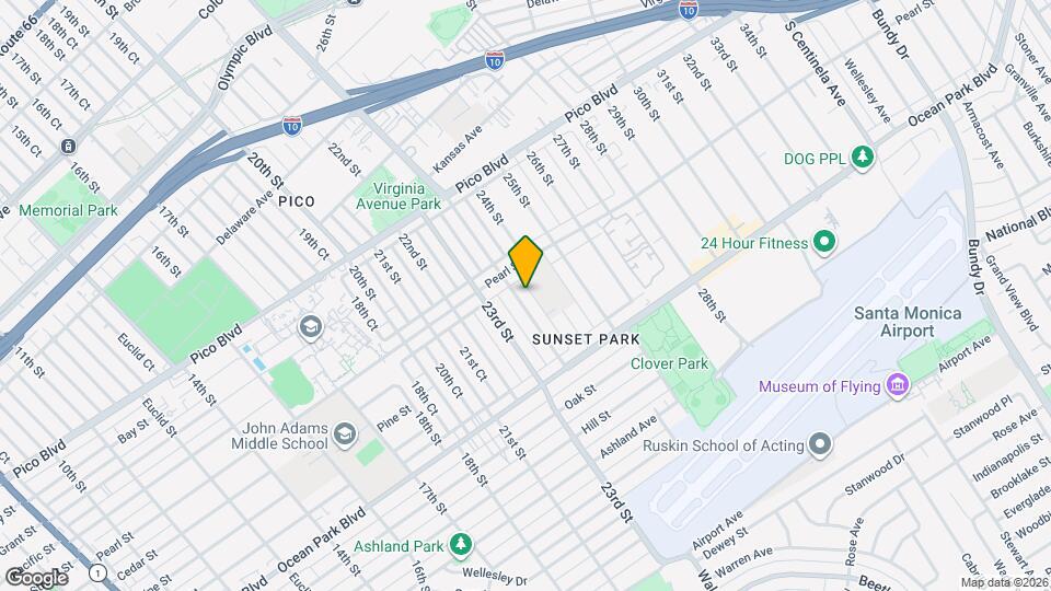2415 Cloverfield Blvd Mapa y Detalles de la Ubicación