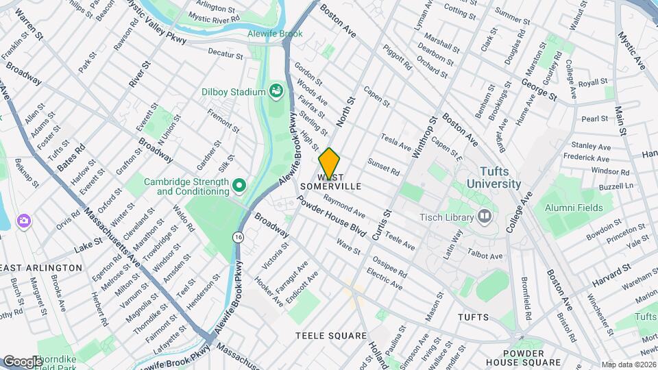 86 Conwell Ave, Unit 2 Map and Location Details