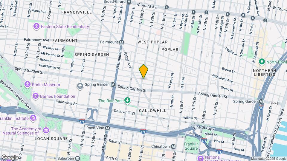 547 N 12th St Map and Location Details