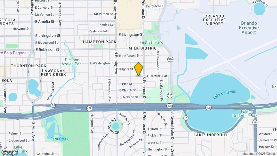 2704 E Central Blvd Mapa y Detalles de la Ubicación