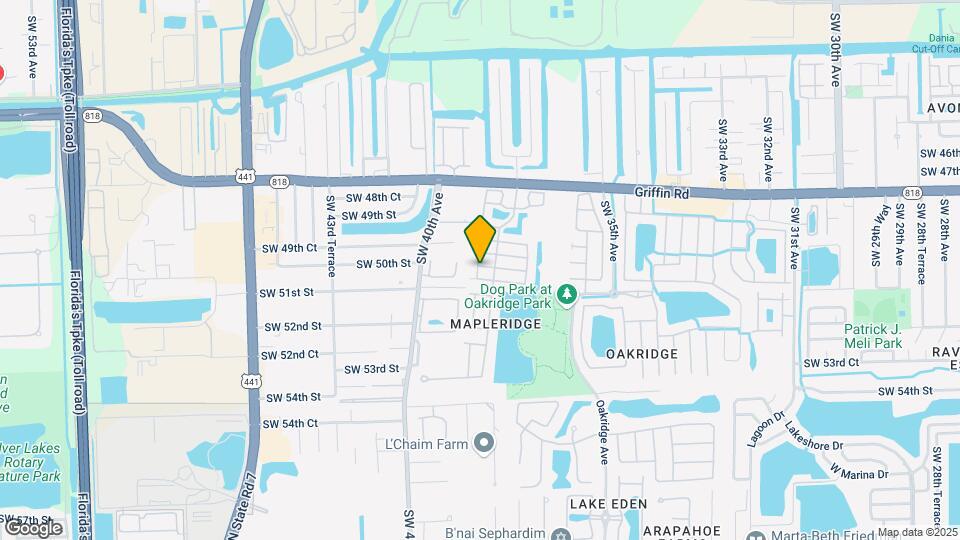 3838 SW 50th Ct Map and Location Details