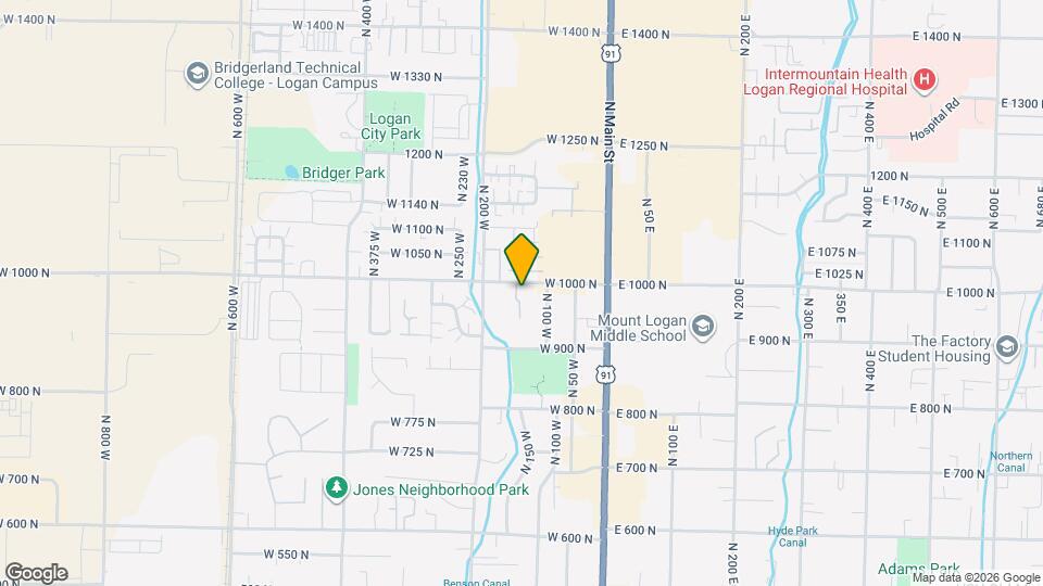 146 W 1000 N Map and Location Details