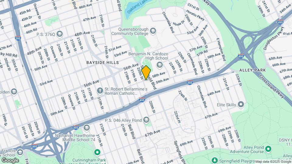 58-03 220th St Map and Location Details