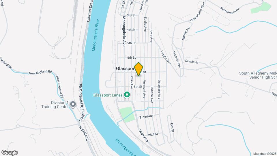 727 Michigan Ave Map and Location Details