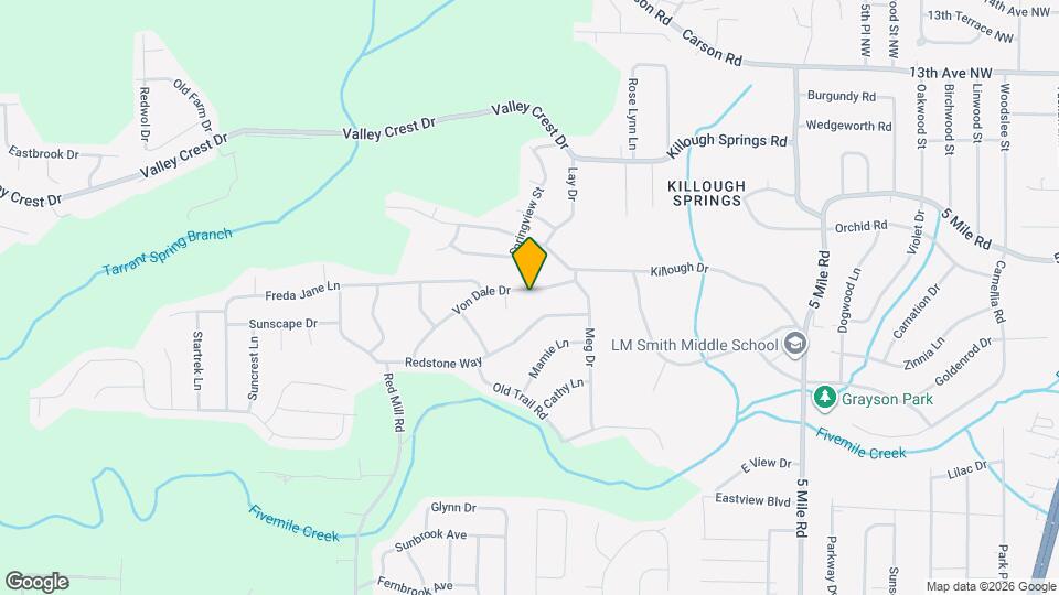 208 Von Dale Dr Map and Location Details