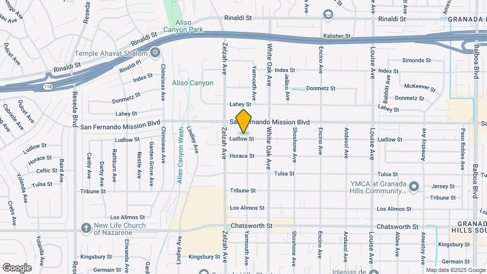 17811 Ludlow St Map and Location Details