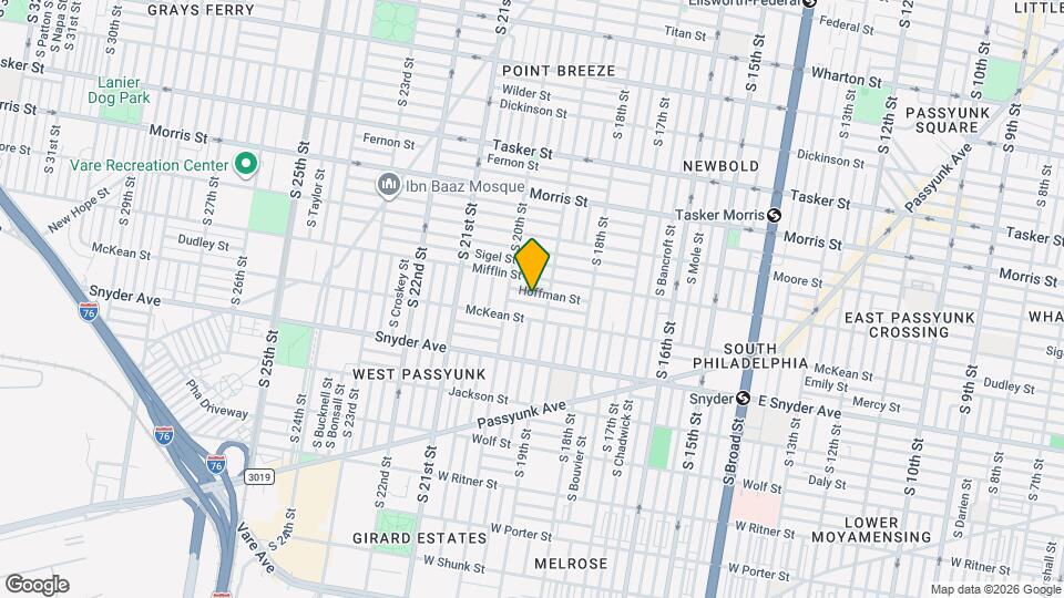 1917 Dudley St Mapa y Detalles de la Ubicación